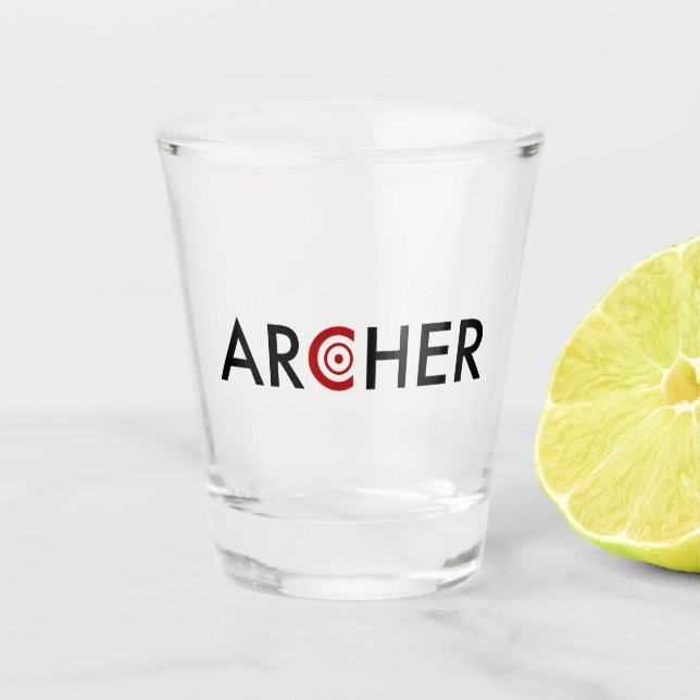 Archer Schnapsglas (Vorderseite)