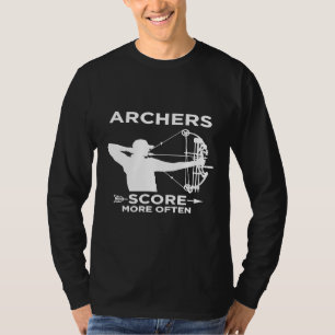 Archer Score Oft Bow Jagd T-Shirt
