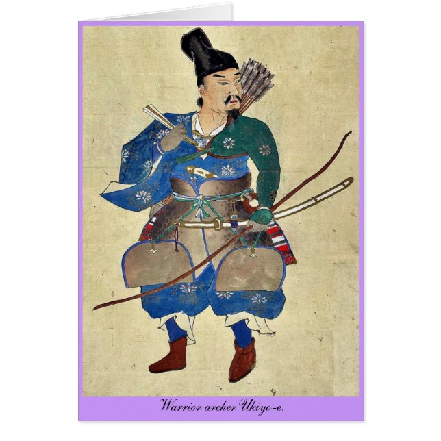 Archer Ukiyo-e. de guerrier (Devant)