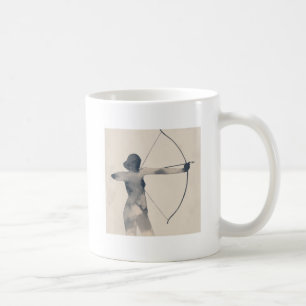 Archeresswatercolor-Silhouette Kaffeetasse