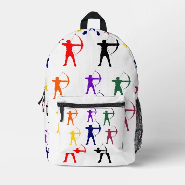ARCHERIE BEDRUCKTER RUCKSACK (Vorderseite)