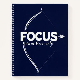Archer's Focus | Metaphorical Aim & Precision Art Notizbuch