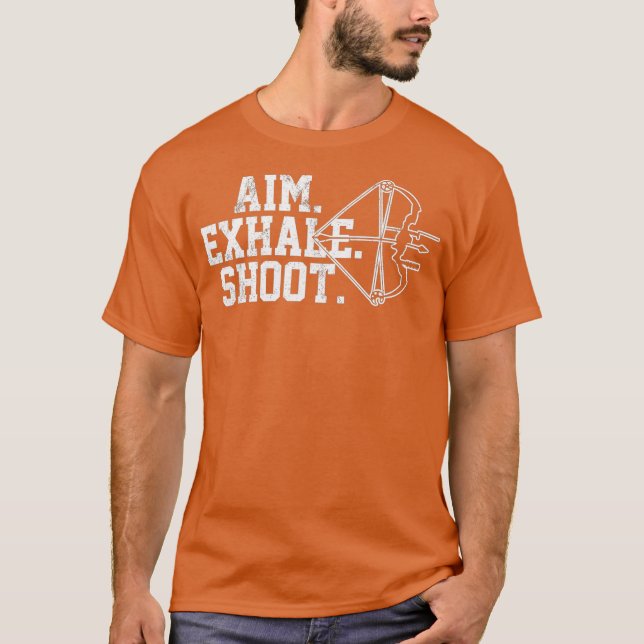 Archery Aim Ehale Shoot Bow Jagd Archer T-Shirt (Vorderseite)