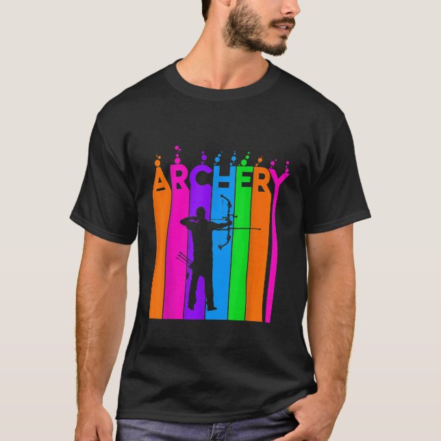 Archery Bubble Hobby und Sport Idee T-Shirt (Vorderseite)