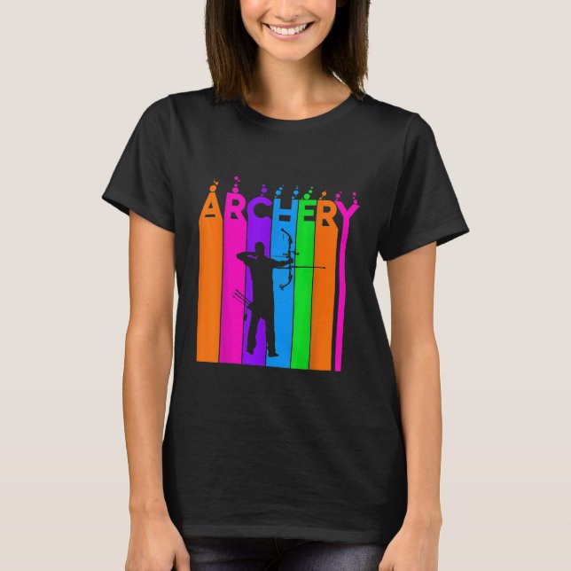 Archery Bubble Hobby und Sport Idee T-Shirt (Vorderseite)