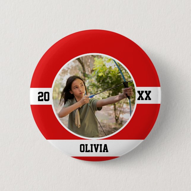 Archery Button Bow Sport Arrow Hunter Archer (Vorderseite)