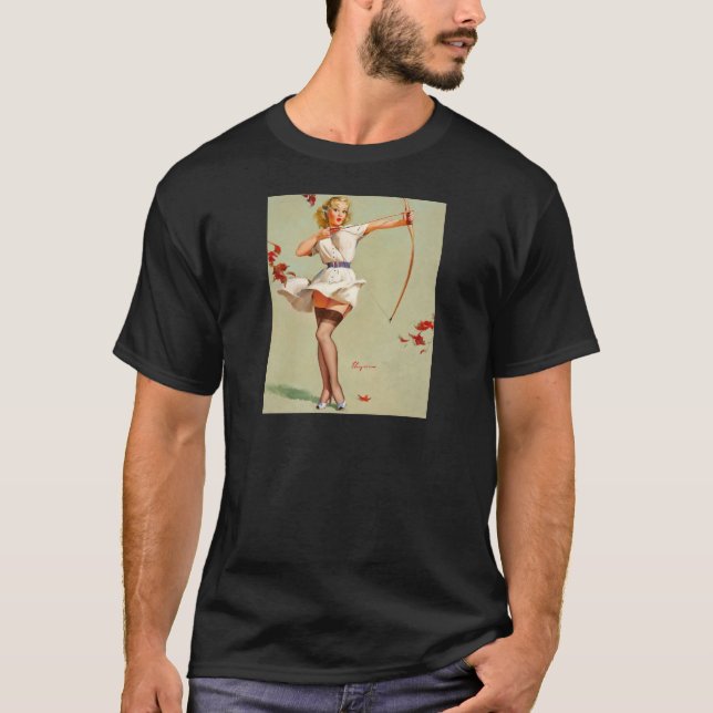 Archery Button-Up Girl T-Shirt (Vorderseite)