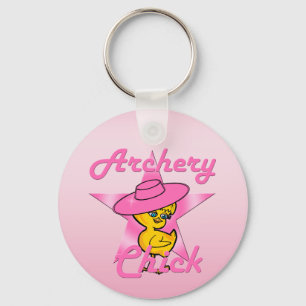 Archery Chick #8 Schlüsselanhänger