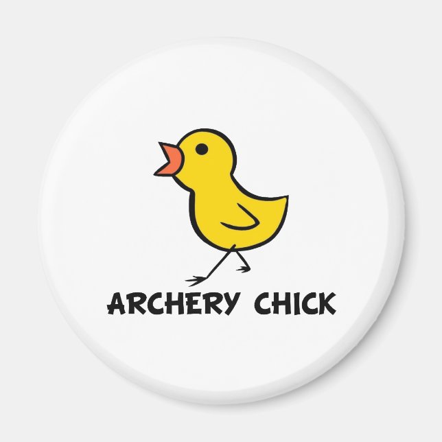 Archery Chick Magnet (Vorne)