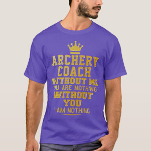 Archery Coach Perfektes Geschenk für Mutter Papa F T-Shirt