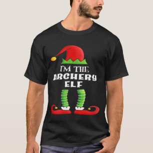 Archery Elf Familiengruppe Weihnachten T-Shirt