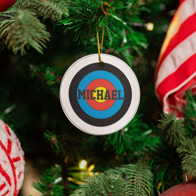 Archery Fan Personalisiert Ornament Aus Metall (Von Creator hochgeladen)