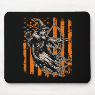 Archery Jagd Ghost Halloween Beängstigende Kostüm Mousepad
