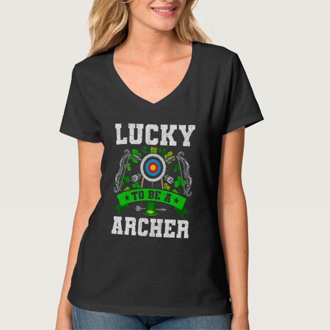 Archery Lucky Archers Bowhunter T-Shirt (Vorderseite)