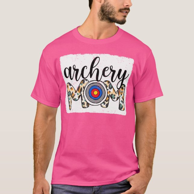 Archery Mama Leopard Archery Mama T-Shirt (Vorderseite)
