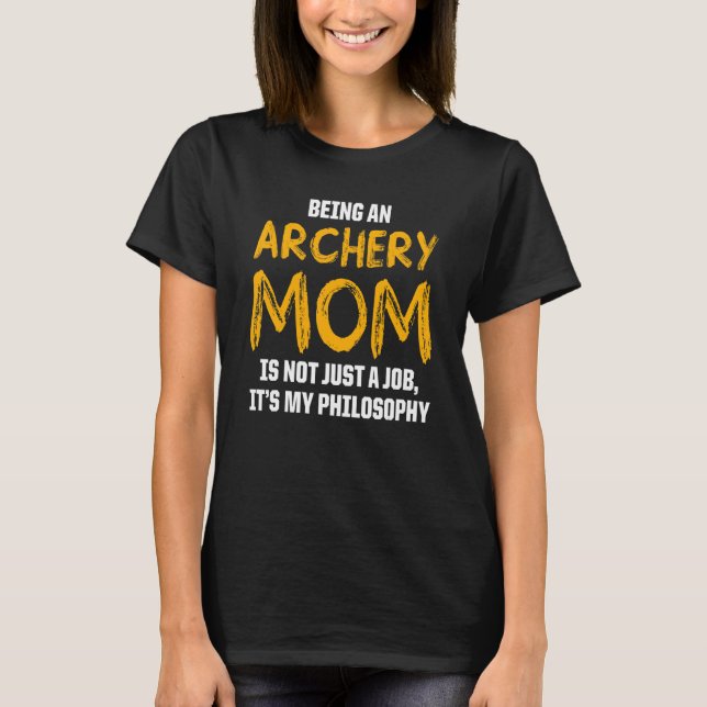Archery Mama Mutter 12 T-Shirt (Vorderseite)