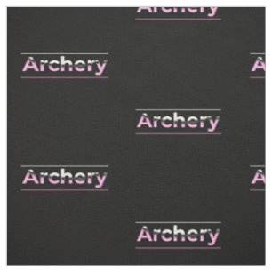 Archery Minimalistisch Modern Art - Rosa Arche Stoff