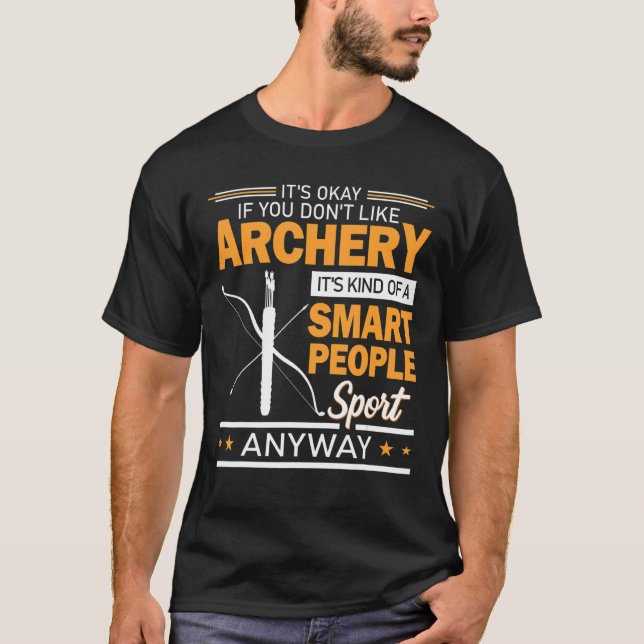 Archery Smart People Archery T-Shirt (Vorderseite)