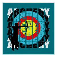 Archery Sport Cool Typografy Archers Graphic
