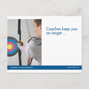 Archery Sportscard Postkarte