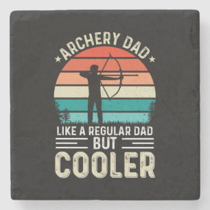 Archery Vater Steinuntersetzer
