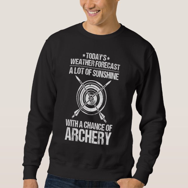 Archery Weather Forecast Archer Sweatshirt (Vorderseite)