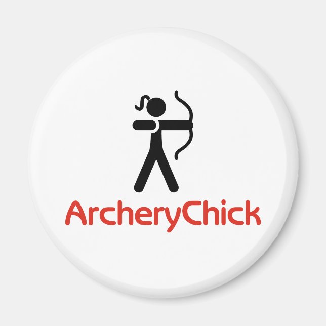ArcheryChick-Logo Magnet (Vorne)