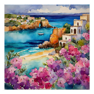 "Arches by Sea" Poster