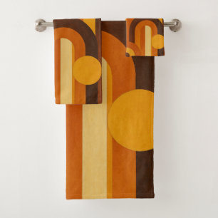 Arches et taches solaires Retro MCM motif géométri