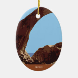 Arches National Park Keramik Ornament