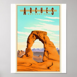 Arches National Park Litho Kunstposter Poster