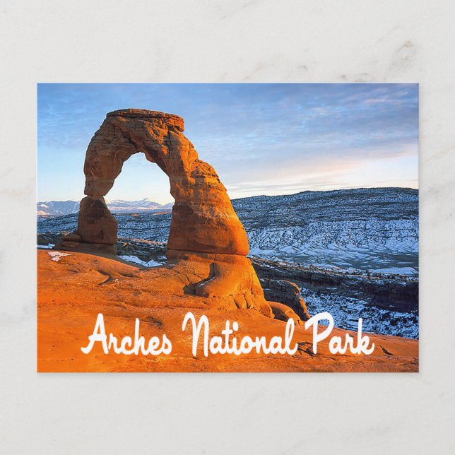Arches National Park, Moab Utah Postcard Postkarte (Vorderseite)