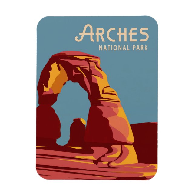 Arches National Park Souvenir oder Geschenk Magnet (Vertikal)