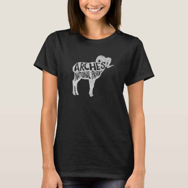 Arches National Park T-Shirt - Bighorn Sheep (Vorderseite)
