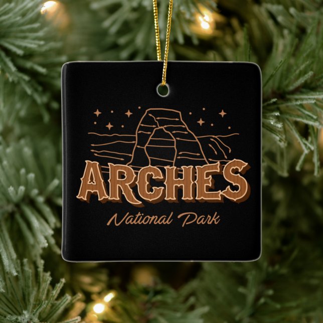 ARCHES NATIONAL PARK UTAH COLLECTOR HOLIDAY KERAMIKORNAMENT (Baum)