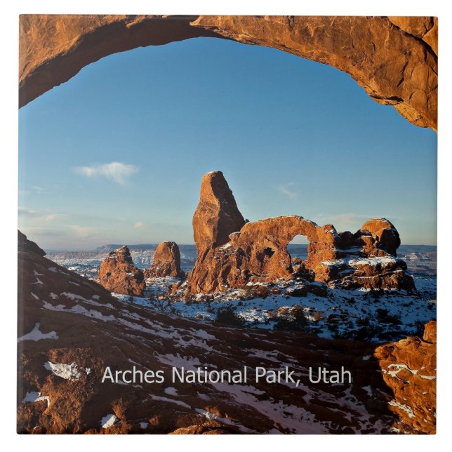 Arches National Park, Utah, Fliese (Vorderseite)