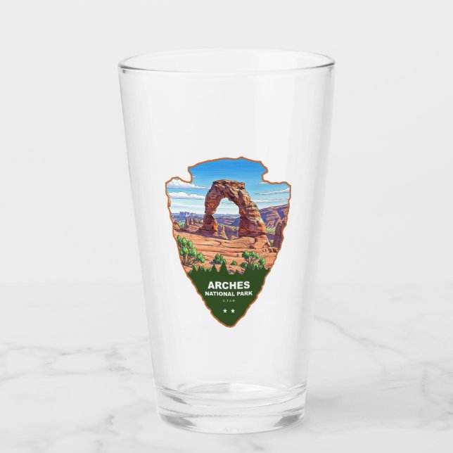 Arches National Park Utah Pfeilspitze Glas (Vorderseite)