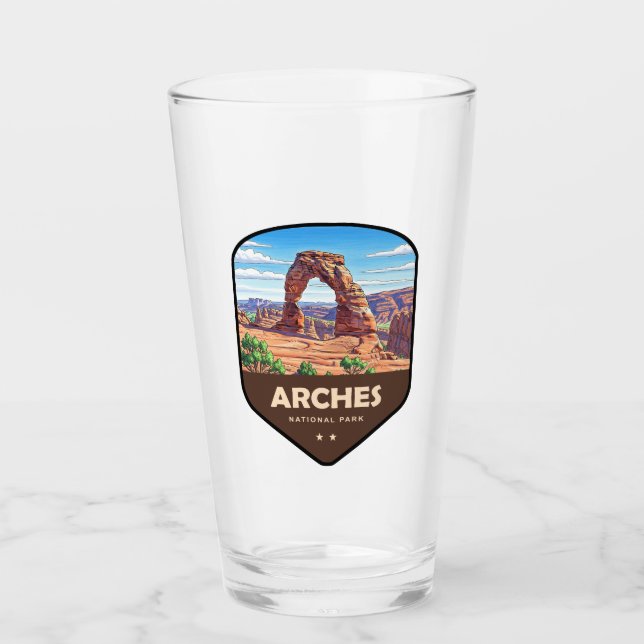 Arches National Park Utah Shield Glas (Vorderseite)