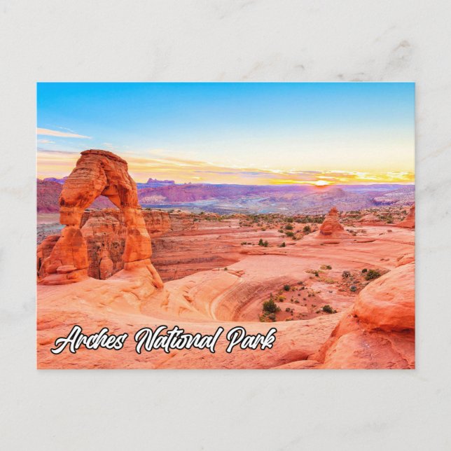 Arches National Park, Utah, USA Postkarte (Vorderseite)