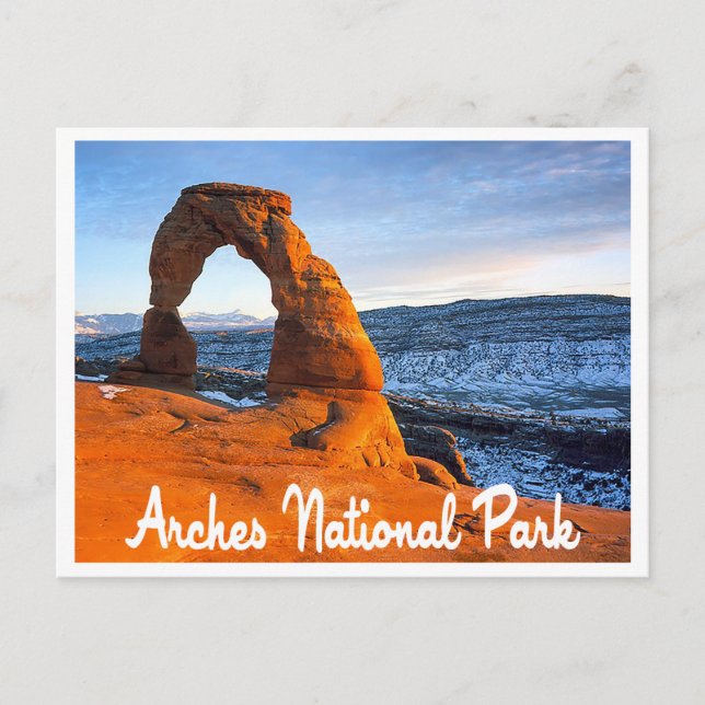 Arches National Park, Utah, Vereinigte Staaten Postkarte (Vorderseite)