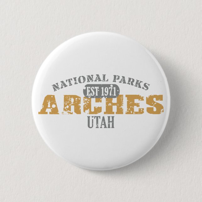 Arches Nationalpark Button (Vorderseite)