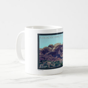 Arches Nationalpark Poster Kaffeetasse