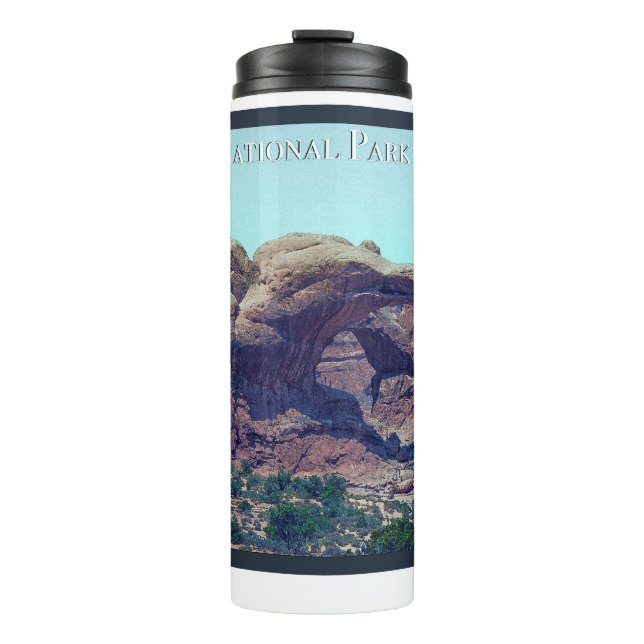 Arches Nationalpark Poster Thermosbecher (Vorderseite)