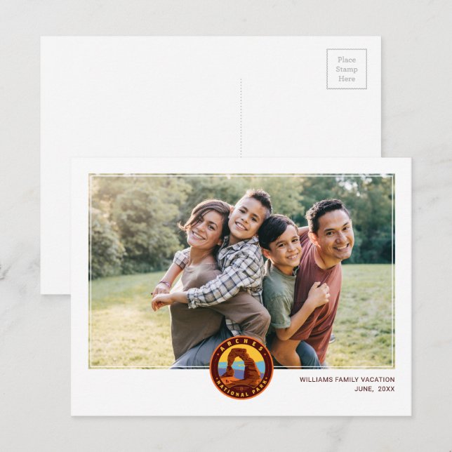 Arches Nationalpark Postkarte (Vorne/Hinten)