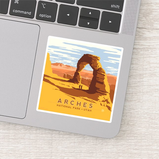 Arches Nationalpark | Utah Aufkleber (Detail)