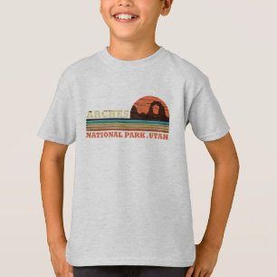 Arches Nationalpark Utah Vintager Parkplatz T-Shirt