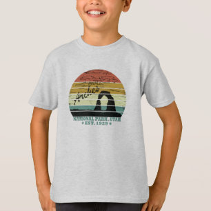 Arches Nationalpark Utah Vintager Parkplatz T-Shirt