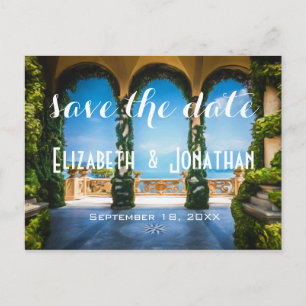 Arches of Italy Elegant Save the Date ZZ Ankündigungspostkarte