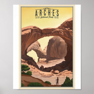 Arches Parc National Litho Poster