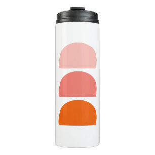 Arches Pink Coral Orange Thermosbecher